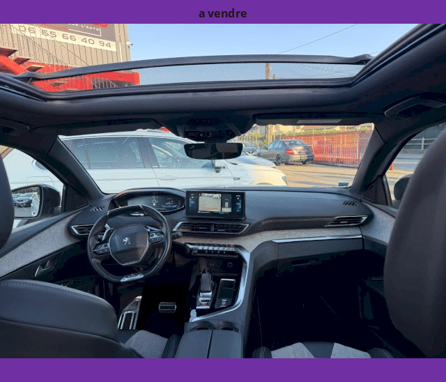 Peugeot Peugeot 3008 II 1.6L HYBRID 225cv TOIT OUVRANT CUIR CAMERA GPS XENON LED BVA EAT8 GT Pack