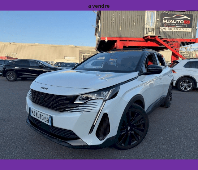 Peugeot Peugeot 3008 II 1.6L HYBRID 225cv TOIT OUVRANT CUIR CAMERA GPS XENON LED BVA EAT8 GT Pack