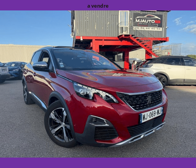 Peugeot Peugeot 3008 II 2L BLUEHDI 180cv GT TOIT OUVRANT CAMERA 360° CUIR GPS XENON LED BVA EAT6