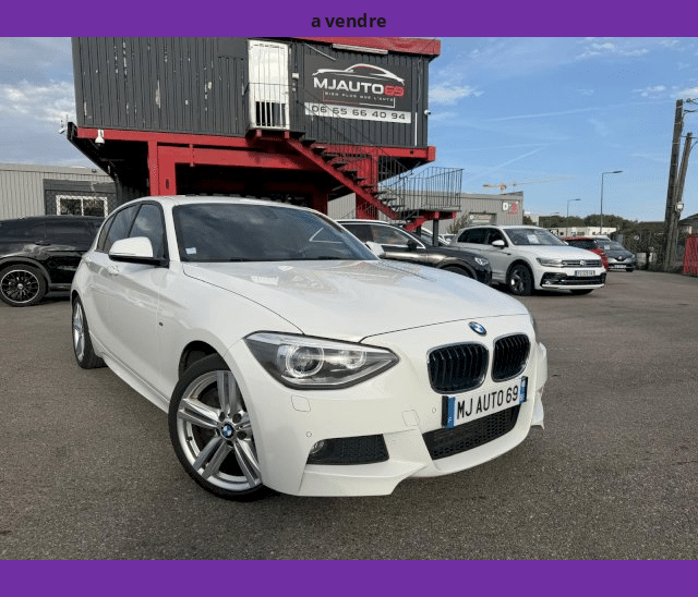 BMW BMW Série 1 118d 143cv XDRIVE CAMERA GPS TOIT OUVRANT XENON LED PACK M SPORT