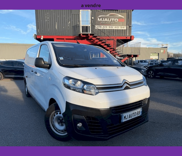 Citroën Citroën Jumpy III M 2.0L BLUEHDI 120cv GPS Boite AUTO EAT8 FOURGON 3 PLACES
