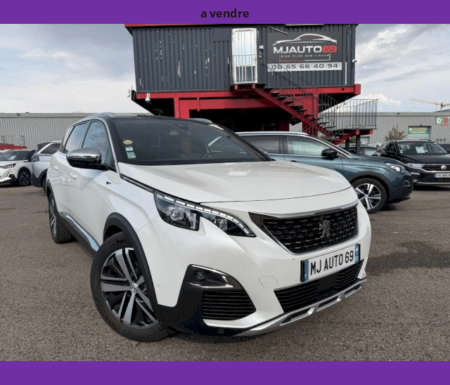 Peugeot Peugeot 5008 II 2L BLUEHDI 180cv GT TOIT OUVRANT CAMERA CUIR GPS XENON LED BVA EAT8