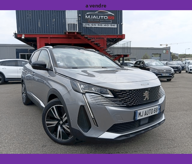 Peugeot Peugeot 3008 II 1.6L HYBRID 225cv RECHARGEABLE TOIT OUVRANT CUIR CAMERA 360° GPS XENON LED BVA EAT8 GT PACK