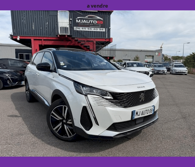 Peugeot Peugeot 5008 1.5L BLUEHDI 130cv GT TOIT OUVRANT CUIR GPS XENON LED CAMERA 7PL