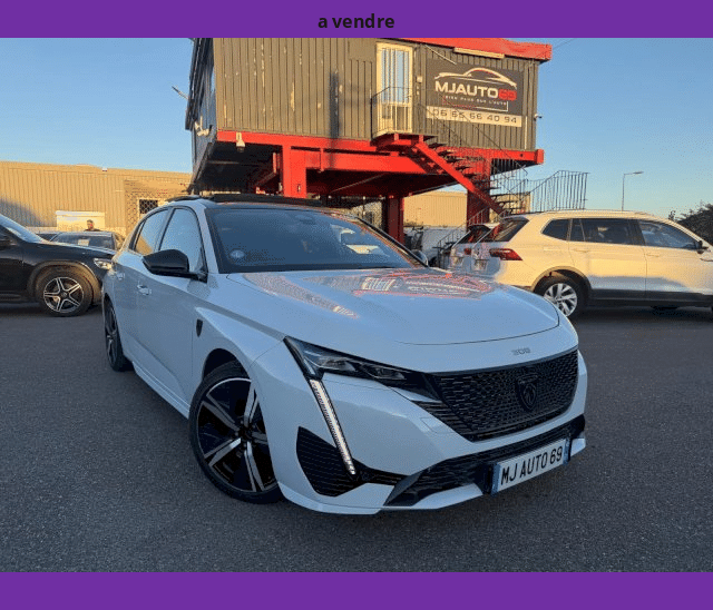 Peugeot Peugeot 308 III GT 1.6L PHEV HYBRIDE 180cv RECHARGEABLE TOIT OUVRANT CAMÉRA 360° CUIR GPS LED XÉNON BVA EAT8