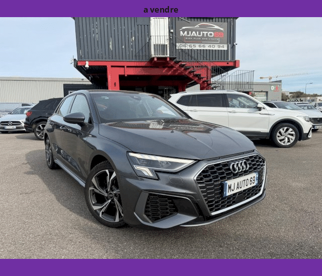 Audi Audi A3 Sportback IV 35 TDI 150cv SLINE CAMERA XENON LED GPS CARPLAY COCKPIT VIRTUEL