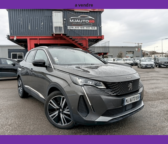 Peugeot Peugeot 3008 II 1.5L BLUEHDI 130cv TOIT OUVRANT CUIR CAMERA 360° GPS XENON LED BVA EAT8 GT PACK