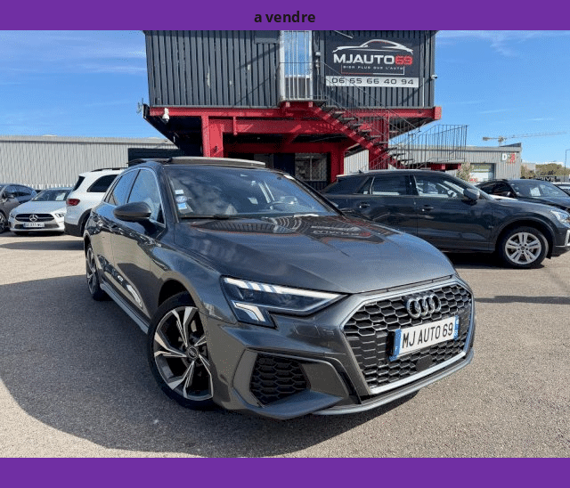 Audi Audi A3 Sportback IV 35 TFSI 150cv S-LINE TOIT OUVRANT CAMERA XENON LED GPS CARPLAY COCKPIT VIRTUEL