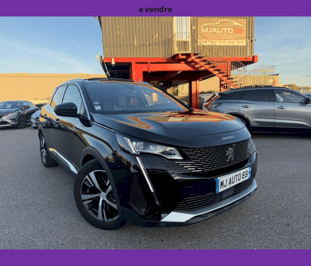 Peugeot Peugeot 3008 II HYBRID4 300cv RECHARGEABLE TOIT OUVRANT CUIR CAMERA 360° GPS XENON LED BVA EAT8 GT