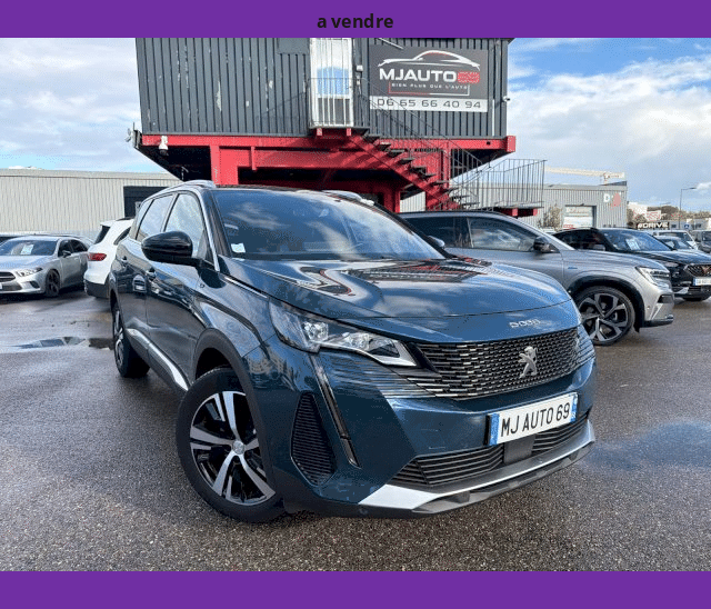 Peugeot Peugeot 5008 II 1.5L BLUEHDI 130cv GT CUIR GPS XENON LED CAMERA 7PL. BVA EAT8
