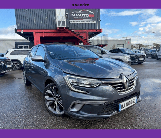 Renault Renault Megane IV 1.2L TCE 130cv GT LINE GPS CAMERA XENON LED PACK AMBIANCE LED