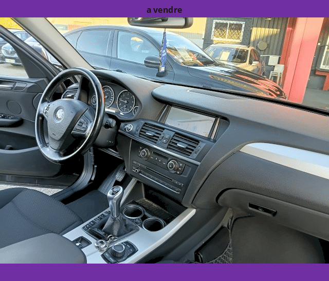 BMW BMW X3 II 2L D 184cv GPS CAMERA XDRIVE BOITE MANUELLE