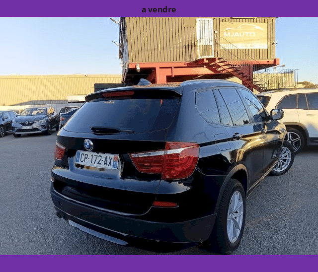 BMW BMW X3 II 2L D 184cv GPS CAMERA XDRIVE BOITE MANUELLE