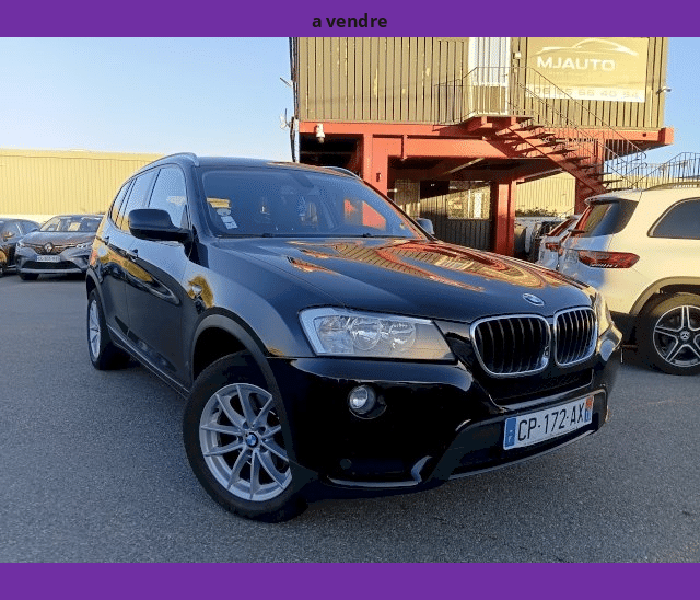 BMW BMW X3 II 2L D 184cv GPS CAMERA XDRIVE BOITE MANUELLE