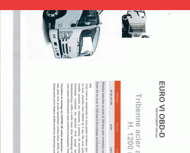 Isuzu ACL083 P75 5.2 H 190 CV MECA TRI-BENNE ET COFFRE