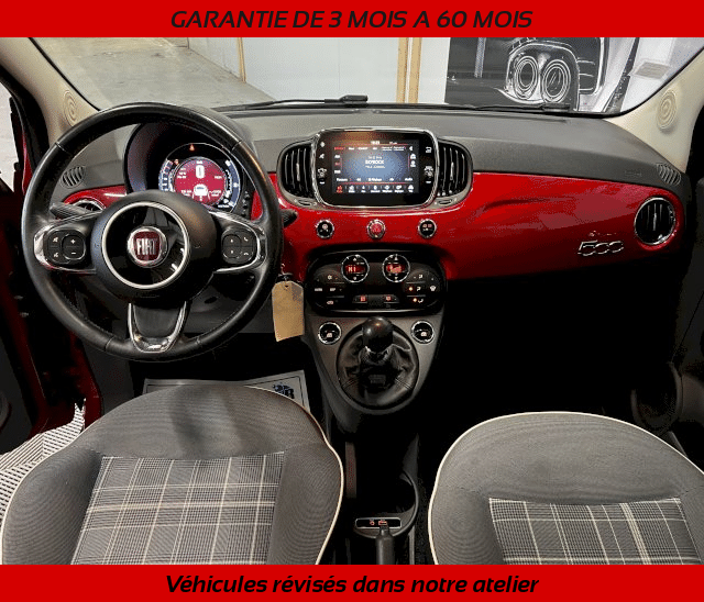 Fiat Fiat 500  1.2 8v 69ch Lounge
