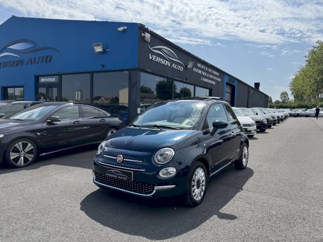 Fiat 500 1.2 8v 69 ECRAN TACTIL TOIT PANO TEL BVA