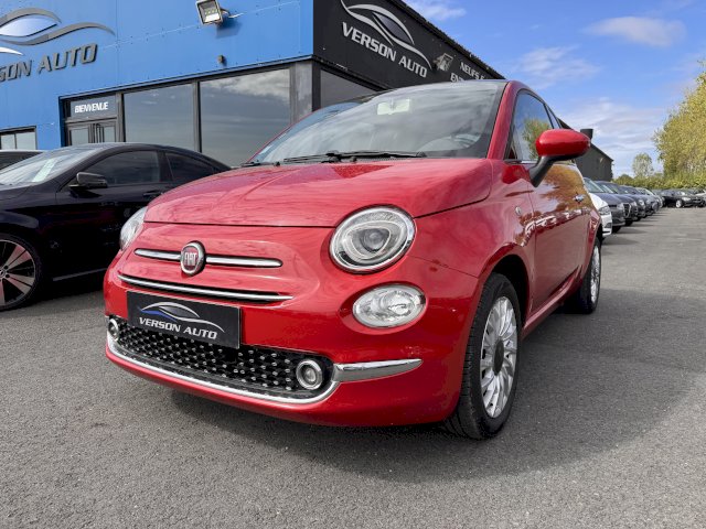 Fiat 500 1.2 69 LOUNGE GPS TOIT PANO TEL CLIM REGUL