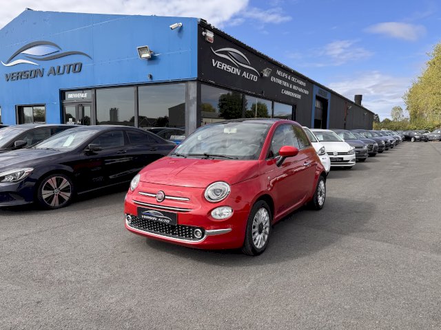 Fiat 500 1.2 69 LOUNGE GPS TOIT PANO TEL CLIM REGUL