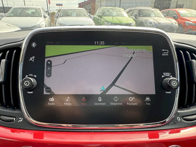 Fiat 500 1.2 69 LOUNGE GPS TOIT PANO TEL CLIM REGUL