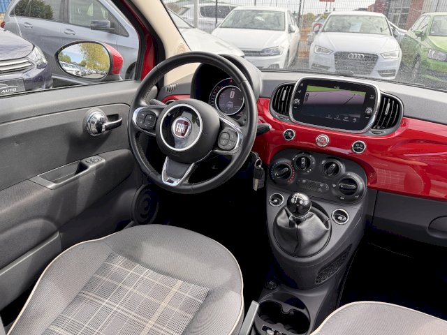 Fiat 500 1.2 69 LOUNGE GPS TOIT PANO TEL CLIM REGUL